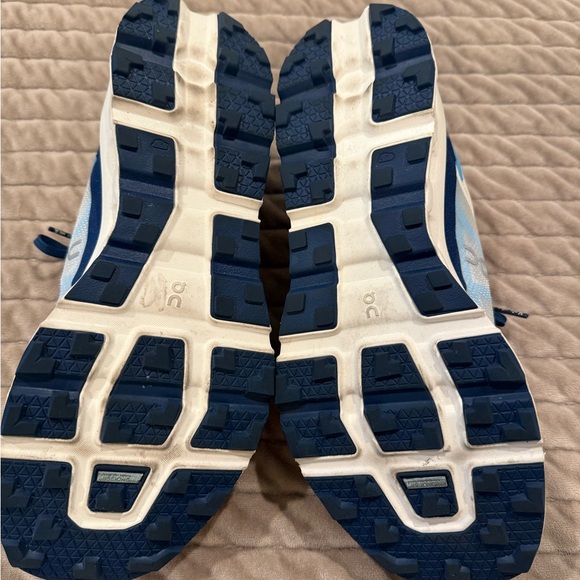 On Running Men's Navy and White Sneakers - Picture 3 of 4